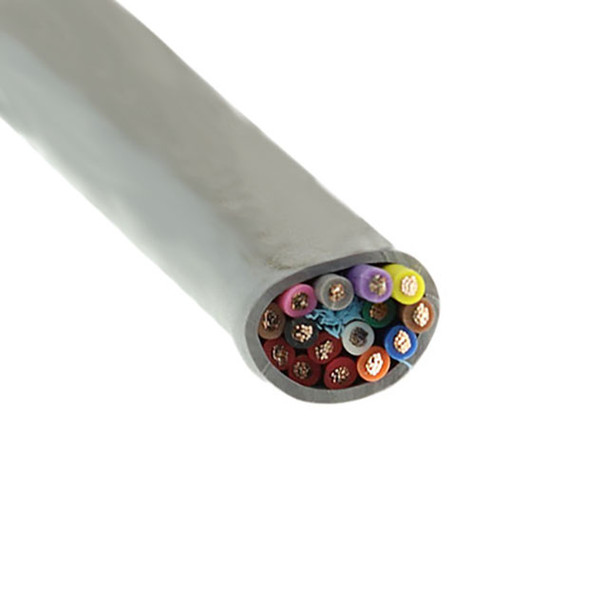 Alpha Wire M33515 SL005 Cable 15Cond 18Awg Slate 100' | American Cable Assemblies