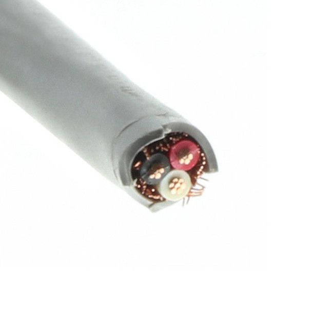 Alpha Wire 1742C SL005 Cable 3Con 20Awg Slate Shld 100' | American Cable Assemblies
