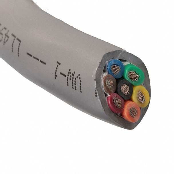 Alpha Wire 5447 SL005 Cable 7Cond 14Awg Slate 100' | American Cable Assemblies