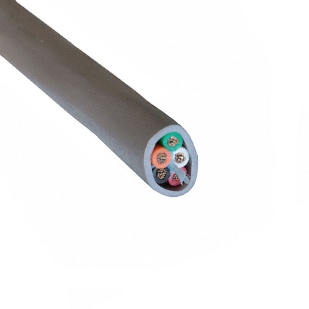 Alpha Wire M33505 SL002 Cable 5Cond 18Awg Slate 500' | American Cable Assemblies