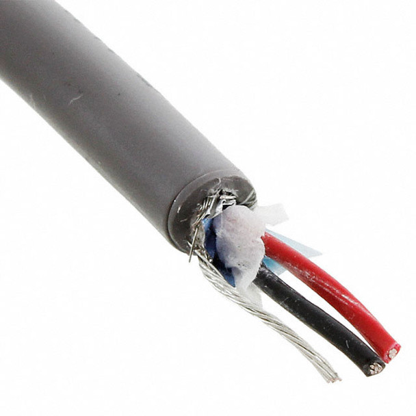 Alpha Wire 86102CY SL002 Cable 2Con 26Awg Slate Shld 500' | American Cable Assemblies