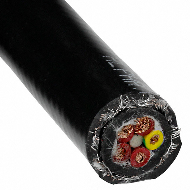 Alpha Wire 85805CY BK005 Cable 5Cond 18Awg Blk Shld 100' | American Cable Assemblies