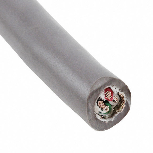 Alpha Wire 79212 SL005 Cable 4Con 18Awg Slate Shld 100' | American Cable Assemblies