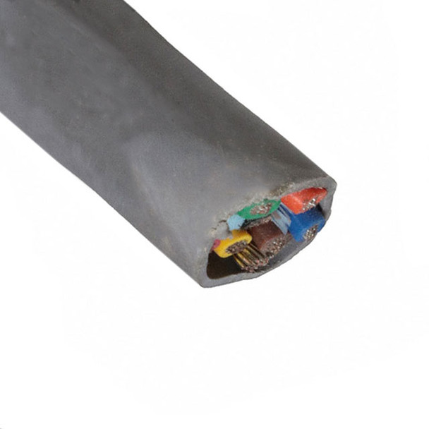Alpha Wire M4697 SL002 Cable 8Con 18Awg Slate Shld 500' | American Cable Assemblies