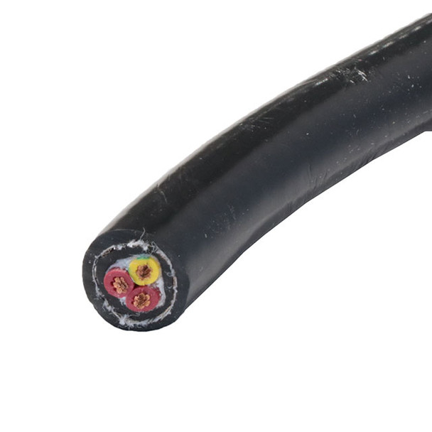 Alpha Wire 85603CY BK001 Cable 3Cond 16Awg Blk Shld 1000' | American Cable Assemblies