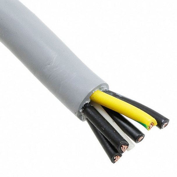 Alpha Wire 65105 SL002 Cable 5Cond 10Awg Slate 500' | American Cable Assemblies