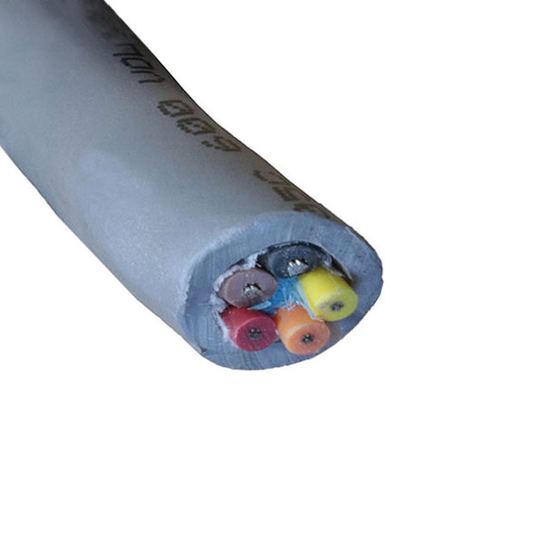 Alpha Wire 5220C SL002 Cable 5Cond 20Awg Slate 500' | American Cable Assemblies