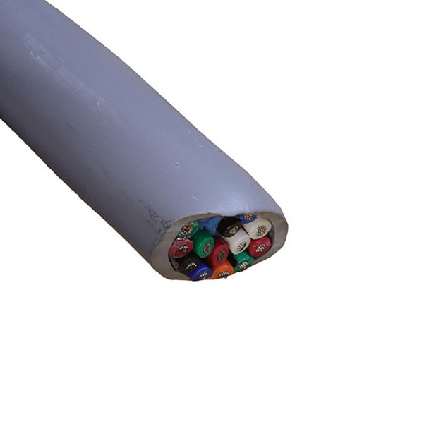 Alpha Wire 1075 SL002 Cable 15Cond 16Awg Slate 500' | American Cable Assemblies