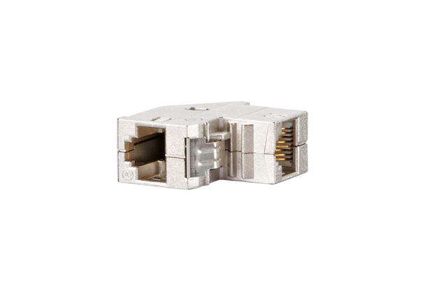 Metz Connect 1309A1-I E-DAT modul coupler 8(8) 90° class EA | American Cable Assemblies