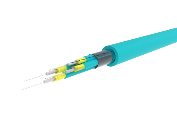 Metz Connect 150B0045D010M OpDAT breakout cable 4x1 OM3 class Dca | American Cable Assemblies