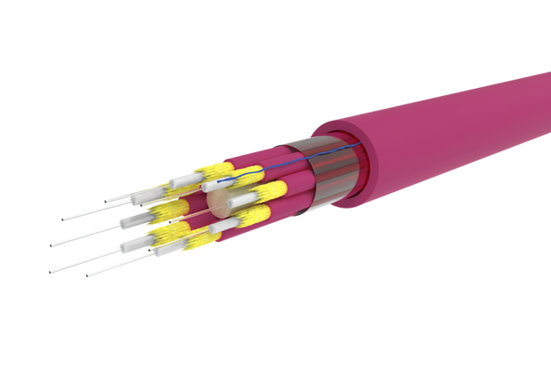 Metz Connect 150B0087D010M OpDAT breakout cable 8x1 OM4 class Dca | American Cable Assemblies