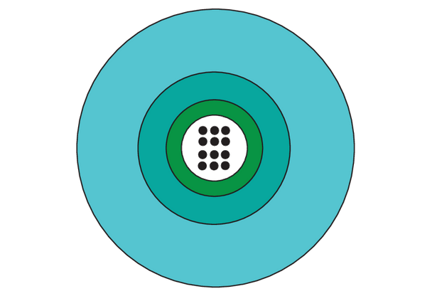 Metz Connect 150U0125E120M. OpDAT universal cable 1x12 OM3 class Eca