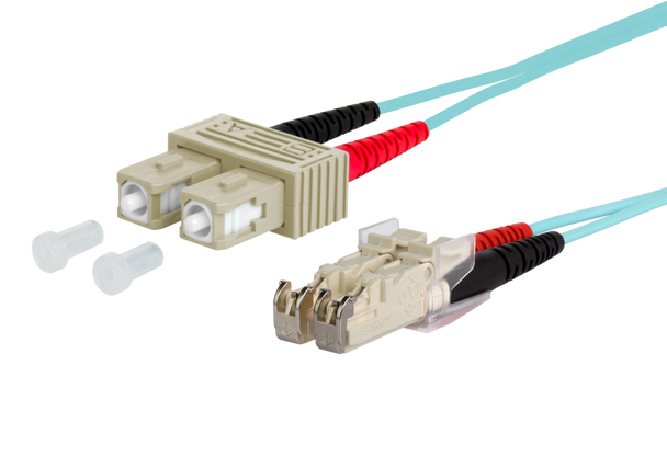 Metz Connect 151J1EOMOXXE OpDAT patch cord SC-D/E2000-D OM3 | American Cable Assemblies