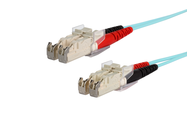Metz Connect 151J1MOMOXXE OpDAT patch cord E2000-D/E2000-D OM3 | American Cable Assemblies