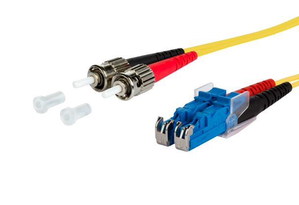 Metz Connect 151P1AOMOXXE OpDAT patch cord 2xST/E2000-D OS2 | American Cable Assemblies