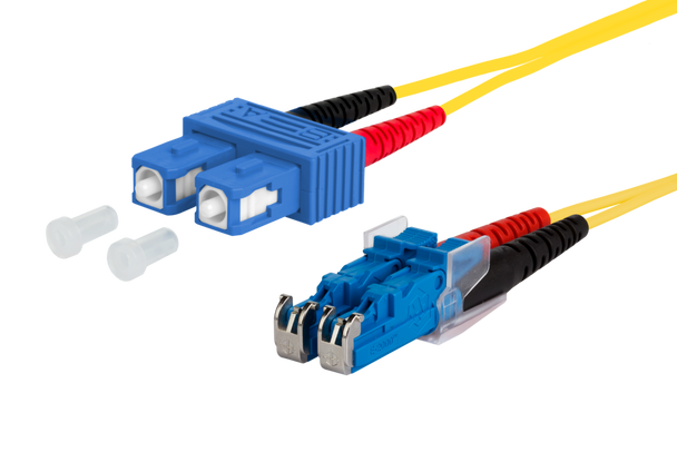 Metz Connect 151P1EOMOXXE OpDAT patch cord SC-D/E2000-D OS2 | American Cable Assemblies