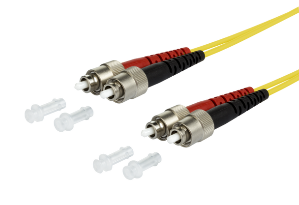 Metz Connect 151P1LALAXXE OpDAT patch cord 2xFC APC/2xFC APC OS2 | American Cable Assemblies