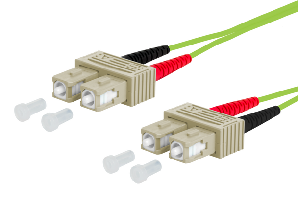 Metz Connect 151R1EOEOXXE OpDAT patch cord SC-D/SC-D OM5 | American Cable Assemblies