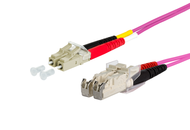 Metz Connect 151S1JOMOXXE OpDAT patch cord LC-D/E2000-D OM4 | American Cable Assemblies