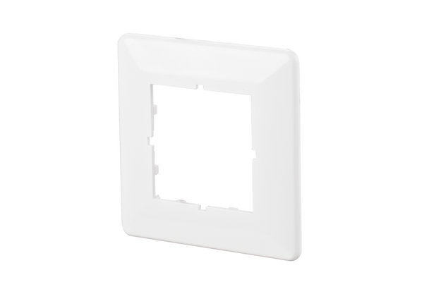 Metz Connect 816718-0127-I Cover plate 80 x 80 mm, traffic white, E-DAT C6 | American Cable Assemblies