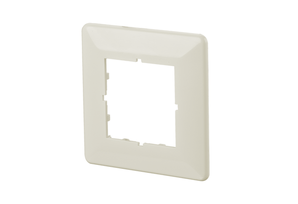 Metz Connect 816718-0101-I Cover plate 80 x 80 mm pearl white, E-DAT C6 | American Cable Assemblies