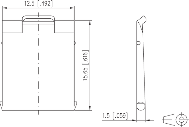 Metz Connect 820394-0106-I. Dust protection covers for wall outlets blue