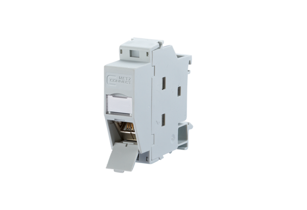 Metz Connect 1309A17003-E REGplus IP20 E-DAT modul coupler 90° | American Cable Assemblies