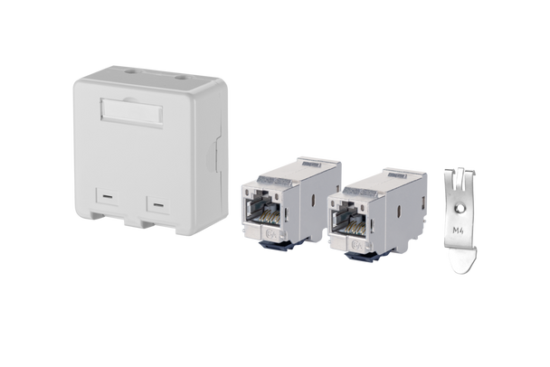 Metz Connect 1309A0D2APLKE Extension box 2 port E-DAT adapter | American Cable Assemblies