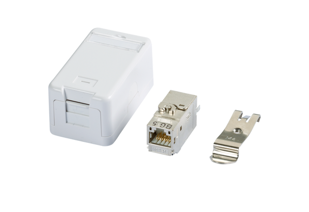 Metz Connect 130B21D1APL-E Extension box 1 Port C6Amodul Keystone | American Cable Assemblies