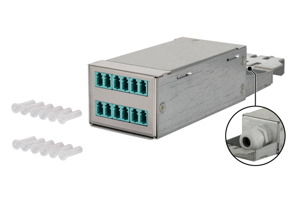 Metz Connect 130D205J00000N DCCS subassembly OM3 6xLC-Duplex | American Cable Assemblies