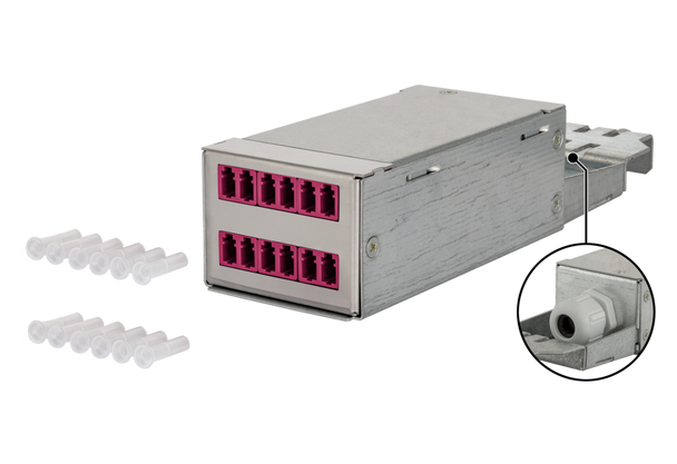Metz Connect 130D207J00000N DCCS subassembly OM4 6xLC-Duplex | American Cable Assemblies