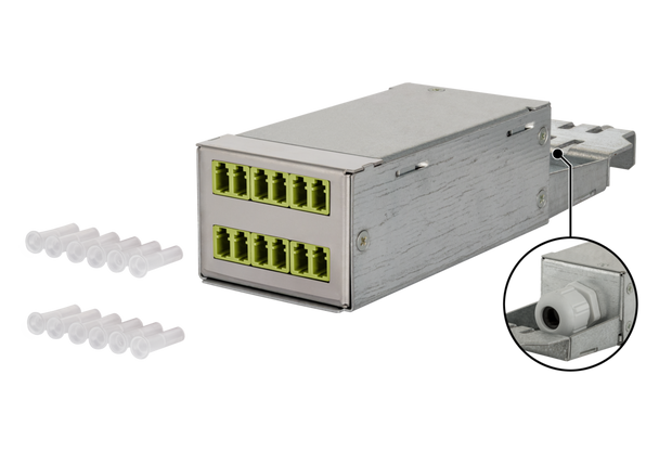 Metz Connect 130D208J00000N DCCS subassembly OM5 6xLC-Duplex | American Cable Assemblies
