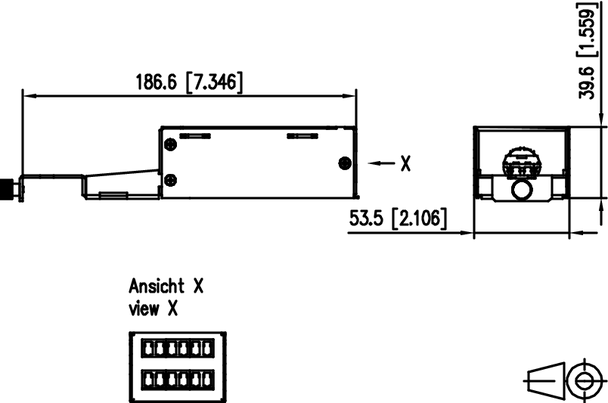 Metz Connect 130D208J00000N. DCCS subassembly OM5 6xLC-Duplex