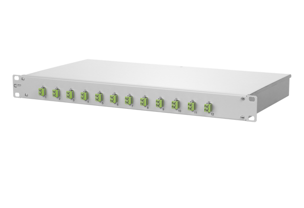 Metz Connect 1502507M12-F OpDAT fix patch panel VIK 12xLC-D OM5 | American Cable Assemblies