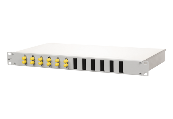 Metz Connect 150250D106-F OpDAT fix patch panel VIK 6xST-D SM+MM | American Cable Assemblies