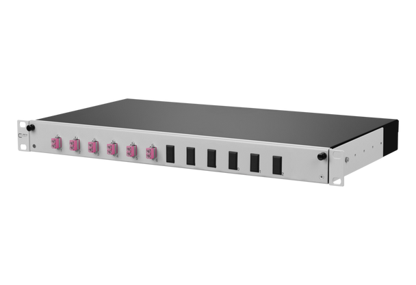 Metz Connect 1502607506-F OpDAT slide patch panel VIK 6xLC-D OM4 | American Cable Assemblies