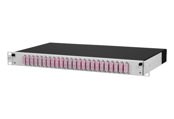 Metz Connect 150260BB24-E OpDAT slide patch panel VIK 24xSC-D OM4 | American Cable Assemblies