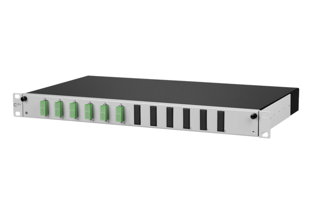 Metz Connect 150260F206-F OpDAT slide patch panel VIK 6xSC-D OS2 | American Cable Assemblies
