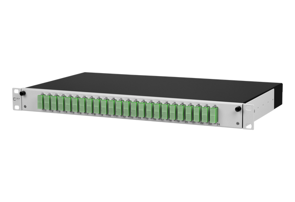 Metz Connect 150260F224-E OpDAT slide patch panel VIK 24xSC-D OS2 | American Cable Assemblies