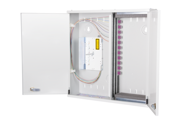 Metz Connect 150337BB24-E. OpDAT Wall-mounted distributor M 24xSC-D OM4 splice