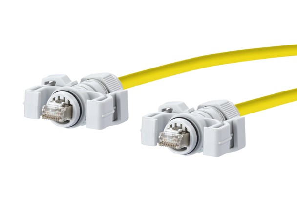 Metz Connect 141N113K13K10 E-DAT Industry patch cord IP67 - IP67 1.0 m | American Cable Assemblies