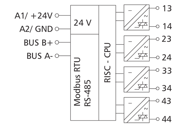 Metz Connect 1108301370. MR-F-TO4 Modbus RTU