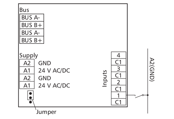 Metz Connect 1108841319IP. BMT-DI4-IP65 BACnet MS/TP