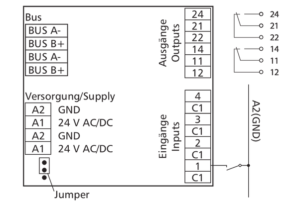 Metz Connect 1108831326IP. BMT-DIO4/2-IP65 BACnet MS/TP