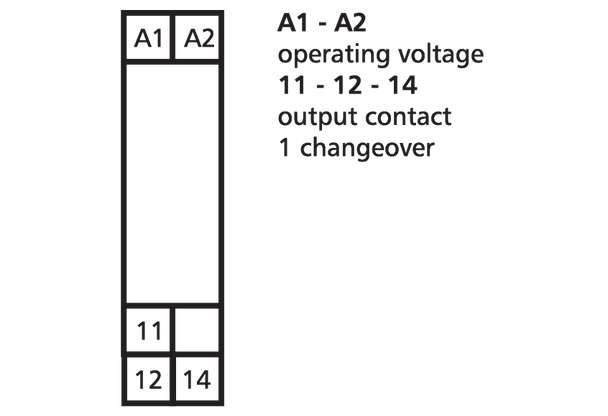 Metz Connect 11061505. KRA-M6/21, 1 changeover contact, 230 V AC