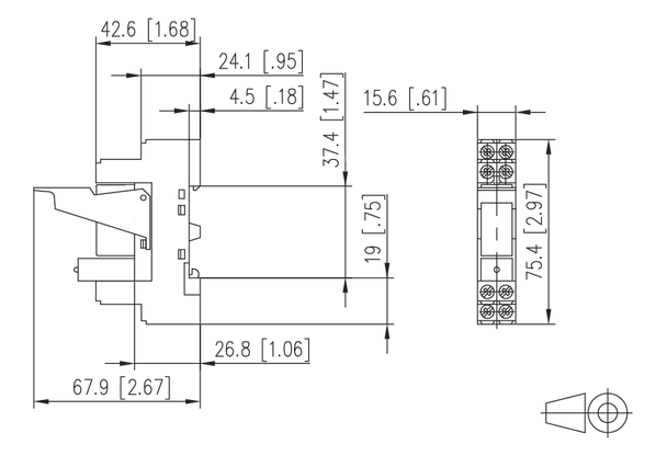 Metz Connect 11051105. RM21 230 V AC