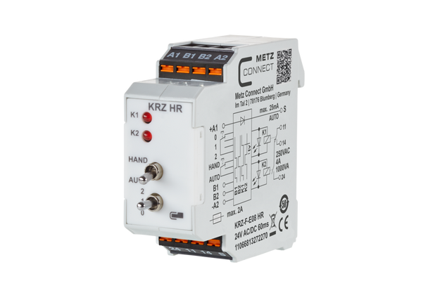 Metz Connect 11066813272270 KRZ-F-E08 HR 24 V AC/DC | American Cable Assemblies