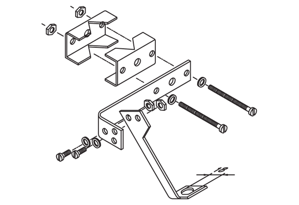 Metz Connect 110146. Mounting bracket HWR