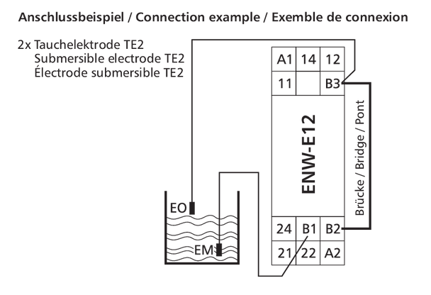 Metz Connect 11032401. Submersible electrode TE2