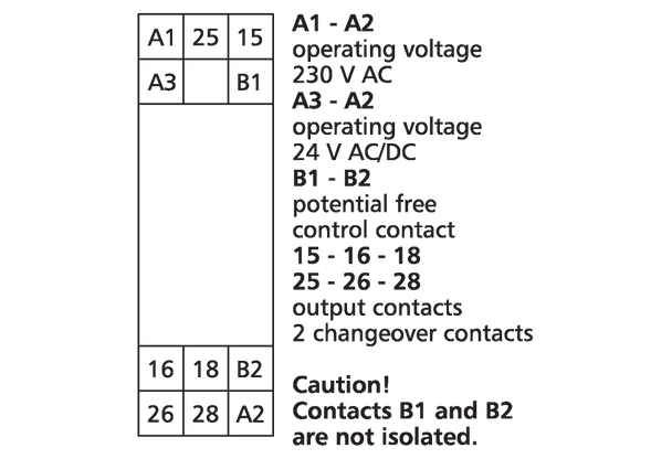 Metz Connect 110310412230. MFRk-E12, 230 V AC / 24 V AC/DC, 0,15-800 s